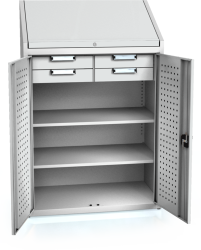 System cupboard UNI 1410 x 920 x 500 - shelves-drawers